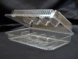 Контейнер пластик 25 см*16 см*6 см, размер ячейки 12,5x3,5x5,6