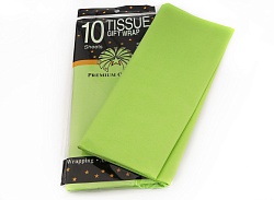 Бумага Тишью салатовый 51*56 см 10 листов