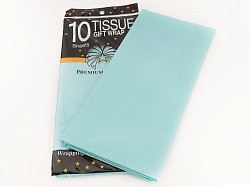 Бумага Тишью нежно-голубой 51*66 см 10 листов